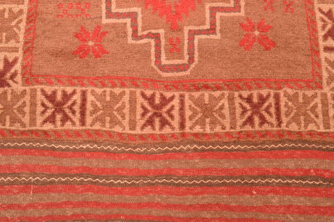 Baluch Beige Hand Knotted 29 X 47 Area Rug 100-89942 Image 8