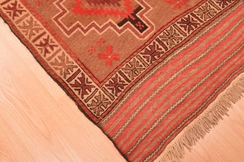 Baluch Beige Hand Knotted 29 X 47 Area Rug 100-89942 Image 9