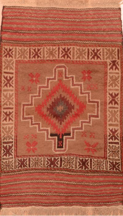 Baluch Beige Hand Knotted 29 X 47 Area Rug 100-89942 Image 0