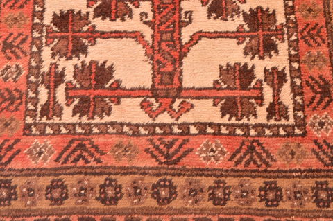 Baluch Beige Hand Knotted 211 X 47 Area Rug 100-89943 Image 10