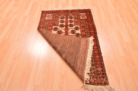 Baluch Beige Hand Knotted 211 X 47 Area Rug 100-89943 Image 12