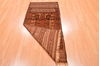 Baluch Brown Hand Knotted 210 X 53  Area Rug 100-89944 Thumb 13