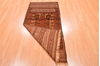 Baluch Brown Hand Knotted 210 X 53 Area Rug 100-89944 Thumb 13
