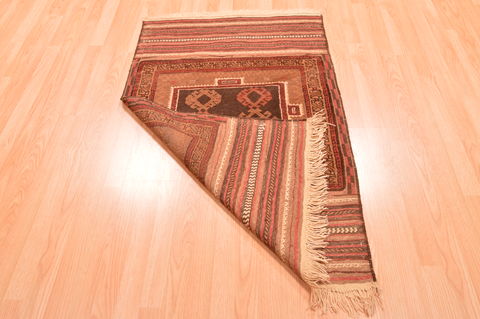 Baluch Brown Hand Knotted 27 X 45 Area Rug 100-89947 Image 11