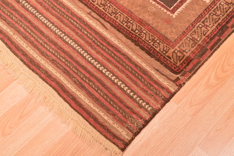 Baluch Brown Hand Knotted 27 X 45 Area Rug 100-89947 Image 7