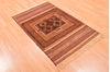 Baluch Brown Hand Knotted 27 X 45 Area Rug 100-89947 Thumb 3
