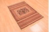 Baluch Brown Hand Knotted 27 X 45 Area Rug 100-89947 Thumb 5