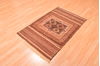 Baluch Brown Hand Knotted 27 X 45  Area Rug 100-89947 Thumb 6