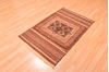 Baluch Brown Hand Knotted 27 X 45 Area Rug 100-89947 Thumb 6