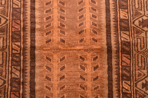 Baluch Brown Hand Knotted 29 X 411 Area Rug 100-89948 Image 8