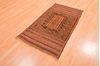Baluch Brown Hand Knotted 29 X 411 Area Rug 100-89948 Thumb 2