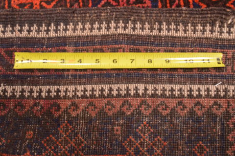 Baluch Blue Hand Knotted 210 X 44 Area Rug 100-89950 Image 12
