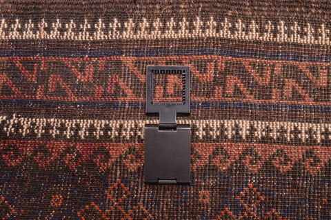 Baluch Blue Hand Knotted 210 X 44 Area Rug 100-89950 Image 13
