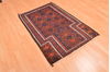 Baluch Blue Hand Knotted 210 X 44  Area Rug 100-89950 Thumb 5