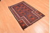 Baluch Blue Hand Knotted 210 X 44  Area Rug 100-89950 Thumb 5