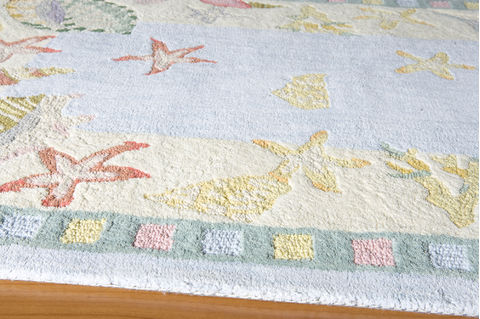 Momeni COASTAL Blue 40 X 60 Area Rug COASTCC-04LBL4060 804-91266 Image 1