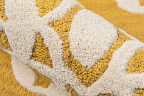 Momeni DUNES Yellow 31 X 51 Area Rug DUNESDUN-5GLD3656 804-91718 Image 3
