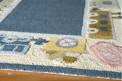 Momeni LIL MO CLASSIC Blue 20 X 30 Area Rug LMOINLMI-3BLU2030 804-92721 Image 1