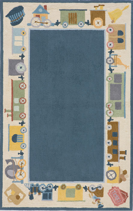 Momeni LIL MO CLASSIC Blue 20 X 30 Area Rug LMOINLMI-3BLU2030 804-92721 Image 0