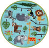 Momeni LIL MO WHIMSY Blue Round 50 X 50 Area Rug LMOJULMJ19BLU500R 804-92796 Thumb 0