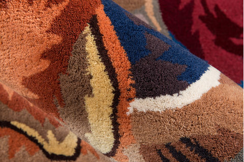 Momeni NEW WAVE Multicolor 50 X 80 Area Rug NEWWANW-05WHT5380 804-93864 Image 3
