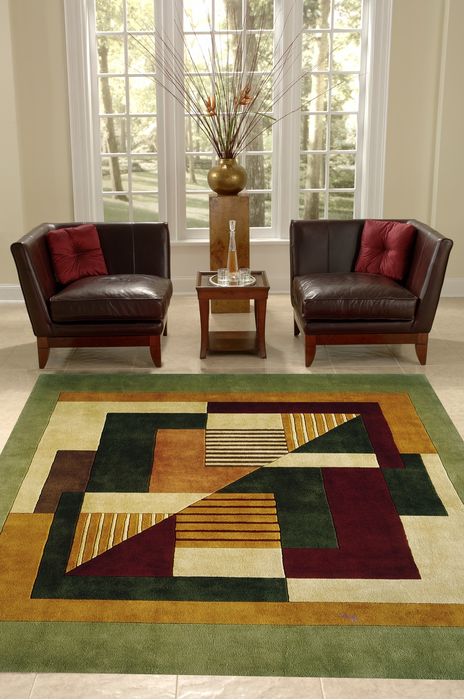 Momeni NEW WAVE Multicolor 50 X 80 Area Rug NEWWANW-06MTI5380 804-93904 Image 1
