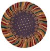 Momeni NEW WAVE Purple Round 71 X 71 Area Rug NEWWANW-12PUR790R 804-94015 Thumb 0