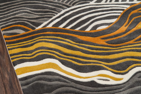 Momeni NEW WAVE Green Round 71 X 71 Area Rug NEWWANW144GRY790R 804-94065 Image 1