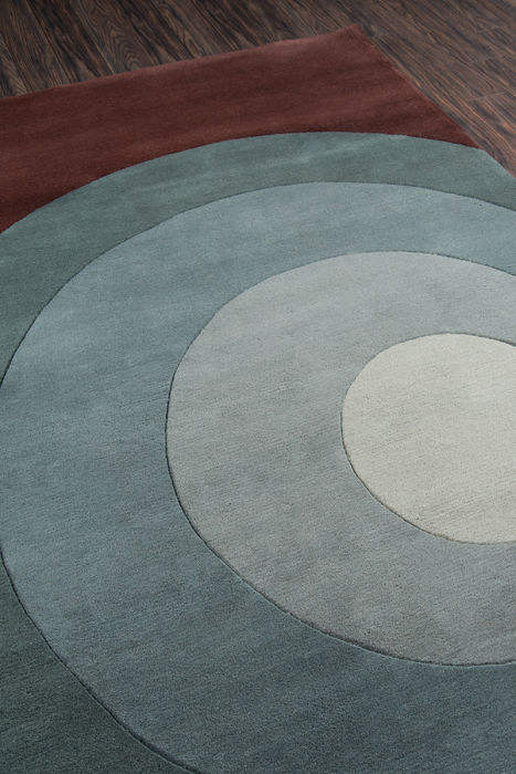 Momeni NEW WAVE Grey Round 51 X 51 Area Rug NEWWANW-82TEL590R 804-94373 Image 2