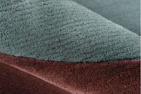 Momeni NEW WAVE Grey Round 51 X 51 Area Rug NEWWANW-82TEL590R 804-94373 Image 3