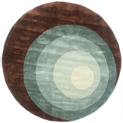 Momeni NEW WAVE Grey Round 51 X 51 Area Rug NEWWANW-82TEL590R 804-94373 Image 0