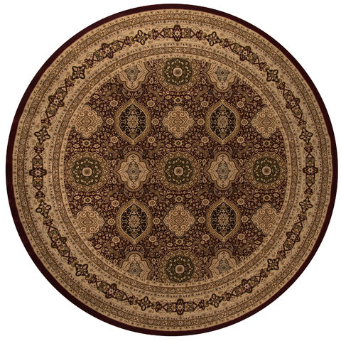 Momeni ROYAL Brown Round 70 X 70 Area Rug ROYALRY-01RED7A7R 804-94751 Image 0