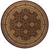 Momeni ROYAL Brown Round 70 X 70 Area Rug ROYALRY-01RED7A7R 804-94751 Thumb 0
