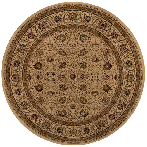 Momeni ROYAL Brown Round 70 X 70 Area Rug ROYALRY-02IVY7A7R 804-94805 Image 3