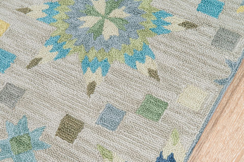 Momeni SUMMIT Green 80 X 100 Area Rug SUMITSUM19GRY80A0 804-95127 Image 1