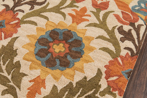 Momeni TANGIER Multicolor 91 X 131 Area Rug TANGITAN-9GLD96D6 804-95365 Image 1