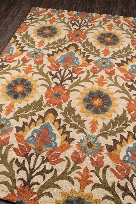 Momeni TANGIER Multicolor 91 X 131 Area Rug TANGITAN-9GLD96D6 804-95365 Image 2
