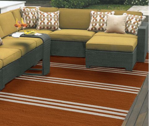 Momeni VERANDA Orange 31 X 51 Area Rug VERANVR-16TGR3959 804-95431 Image 2