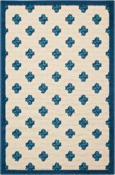 Nourison ALOHA Blue 2'8" X 4'0" Area Rug 99446298898 805-95850