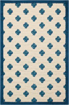 Nourison ALOHA Blue 2'8" X 4'0" Area Rug 99446298898 805-95850