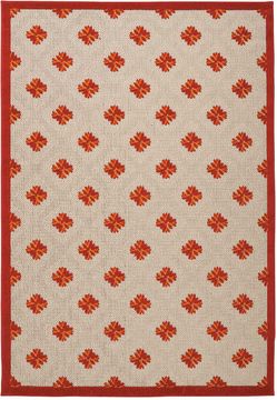 Nourison ALOHA Red 9'6" X 13'0" Area Rug 99446242082 805-95859