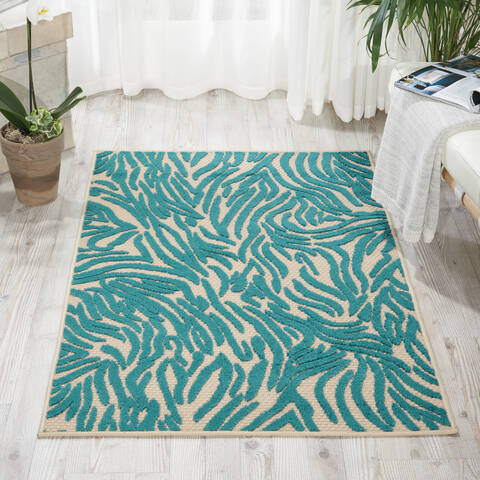 Nourison Aloha Blue 28 X 40 Area Rug 805-95880 Image 3