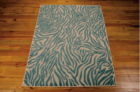 Nourison ALOHA Blue 53 X 75 Area Rug 99446242488 805-95882 Image 2