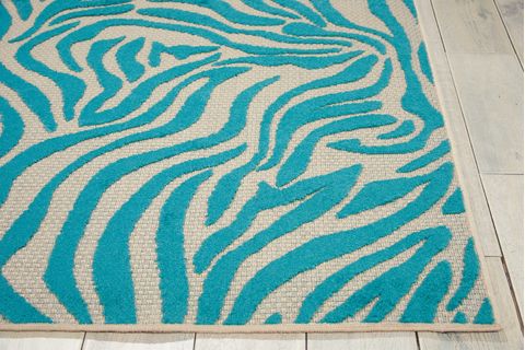 Nourison ALOHA Blue 53 X 75 Area Rug 99446242488 805-95882 Image 3