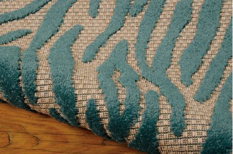 Nourison ALOHA Blue 53 X 75 Area Rug 99446242488 805-95882 Image 5