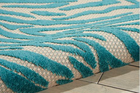 Nourison ALOHA Blue 53 X 75 Area Rug 99446242488 805-95882 Image 6
