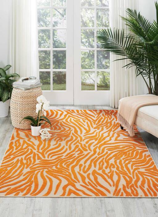 Nourison Aloha Orange 53 X 75 Area Rug 805-95891 Image 3