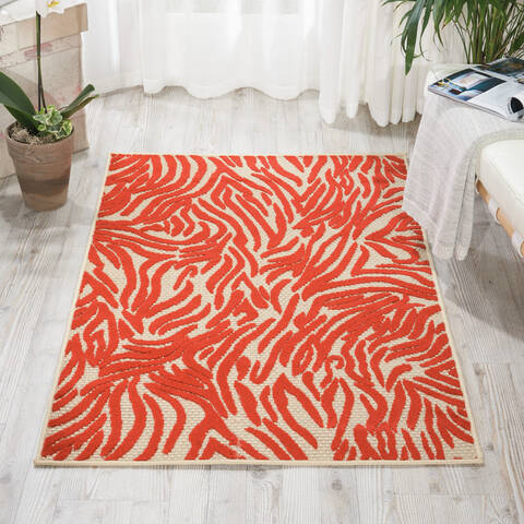 Nourison Aloha Red 28 X 40 Area Rug 805-95894 Image 3