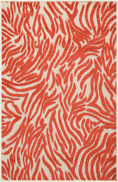 Nourison Aloha Red 2'8" X 4'0" Area Rug  805-95894