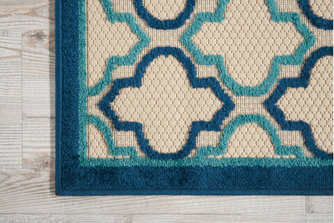 Nourison Aloha Blue 28 X 40 Area Rug 805-95909 Image 1